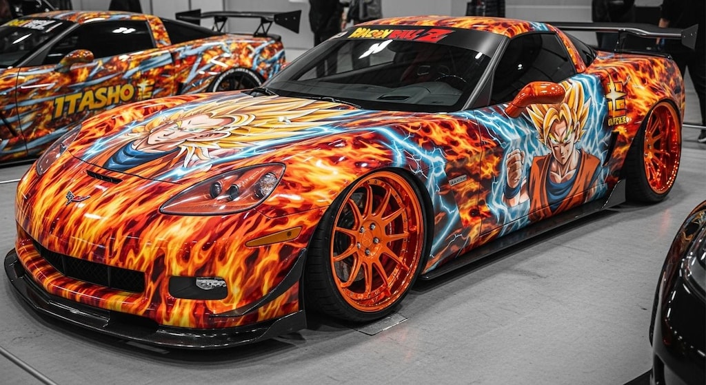 ドラゴンボール痛車コルベット