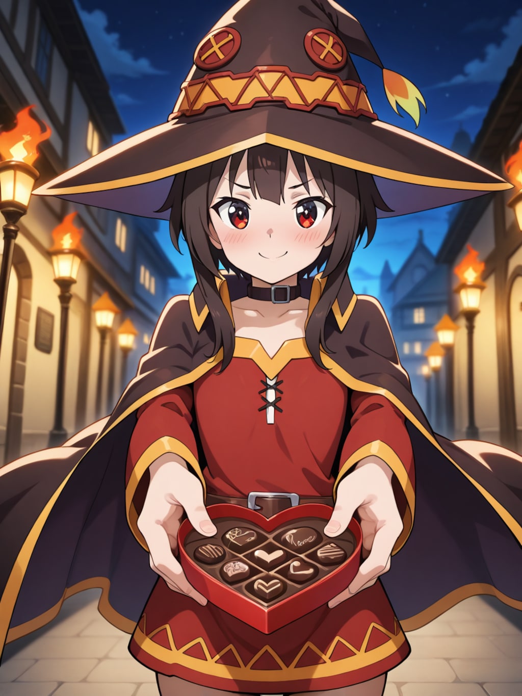 人気アニメのメインヒロインたち(バレンタインVer)