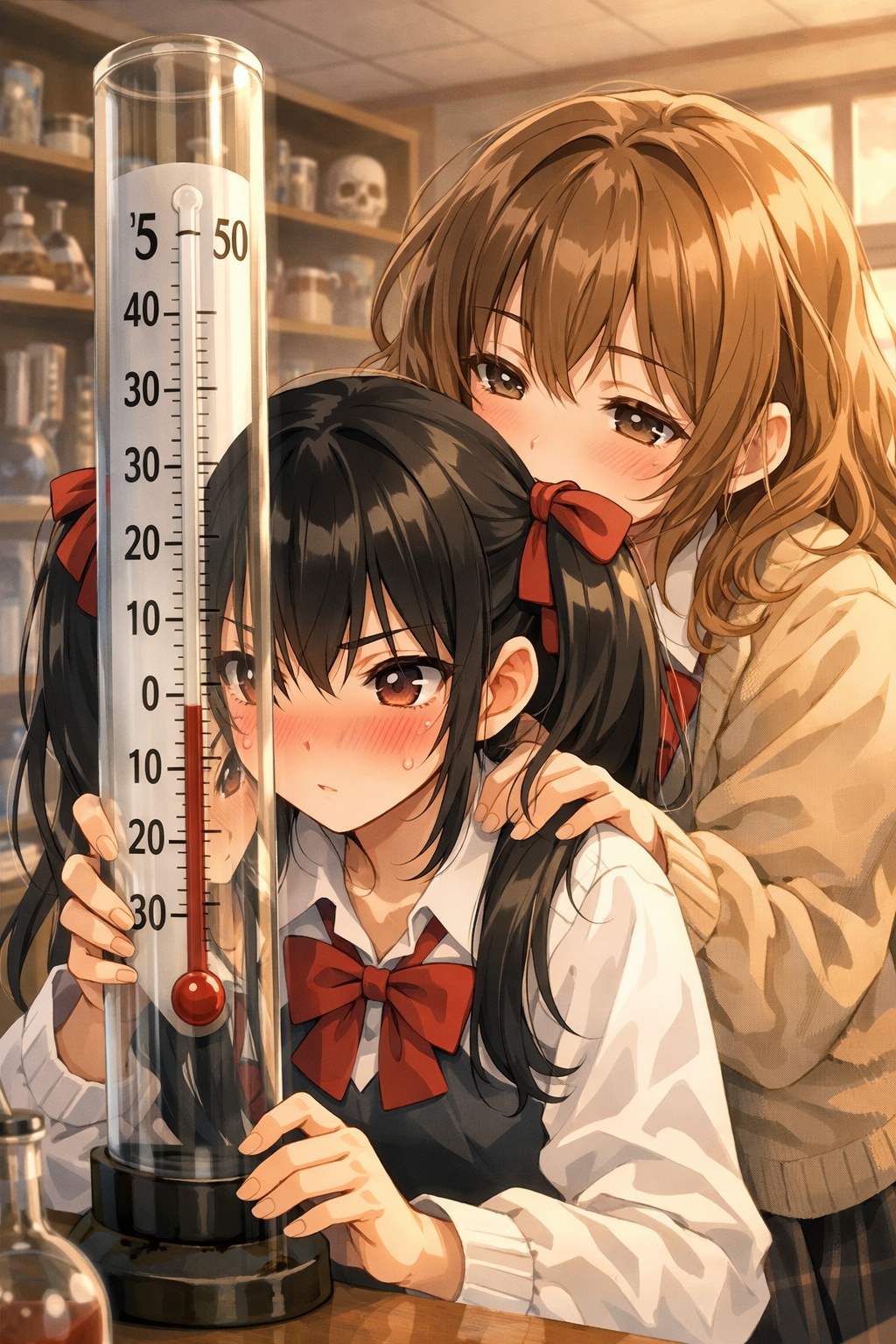 何、測っているの❓（温度計の日） | の人気AIイラスト・グラビア