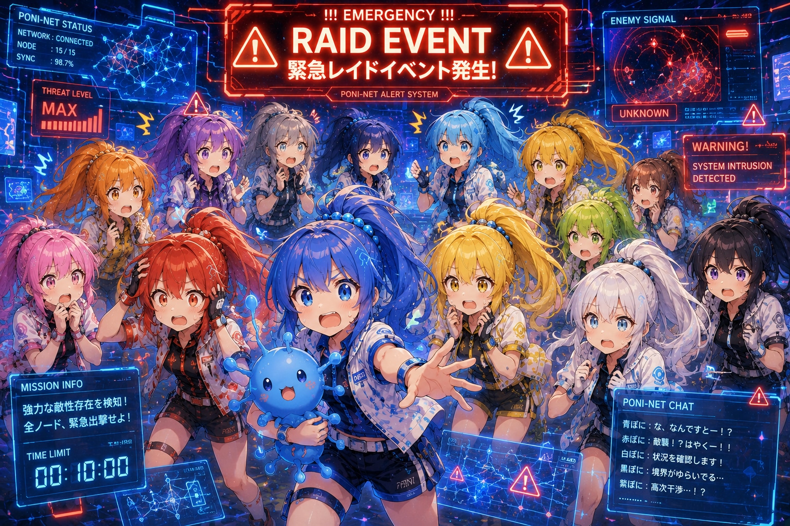 緊急レイドイベント発生