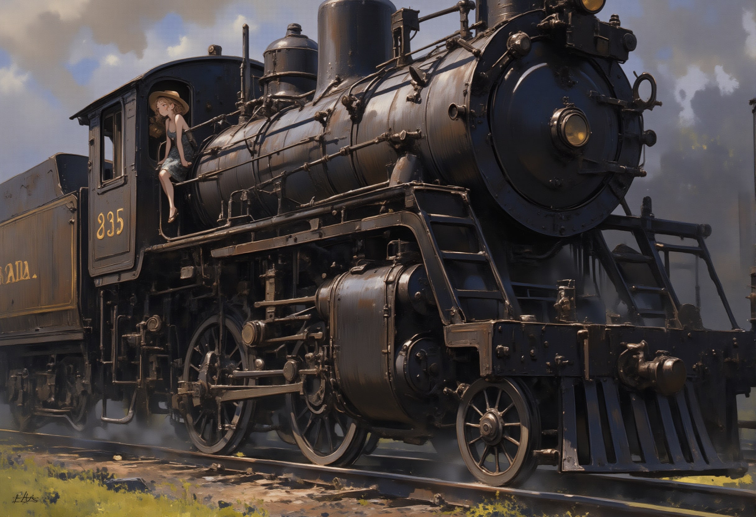 蒸気機関車の旅 | の人気AIイラスト・グラビア