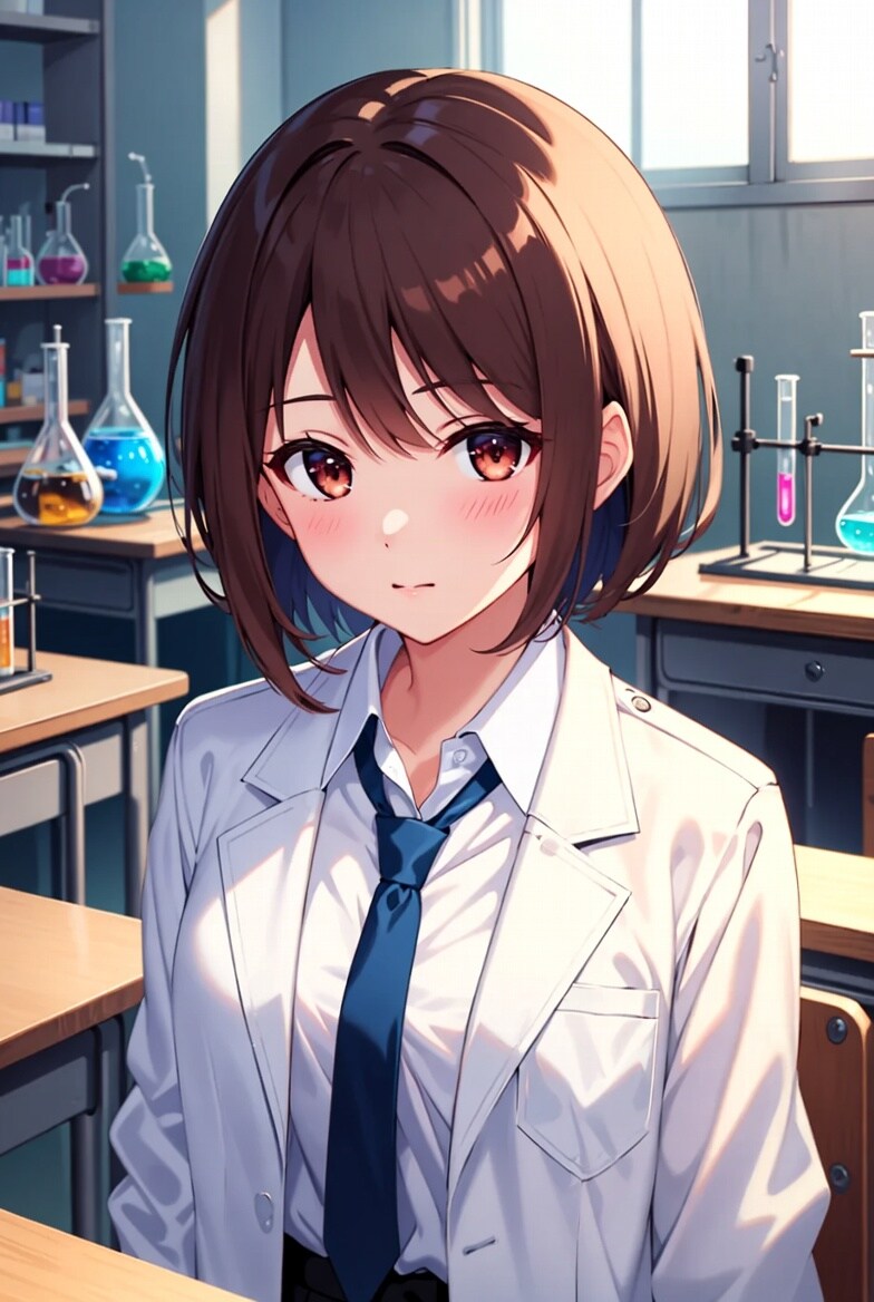 化学部の部長 | の人気AIイラスト・グラビア