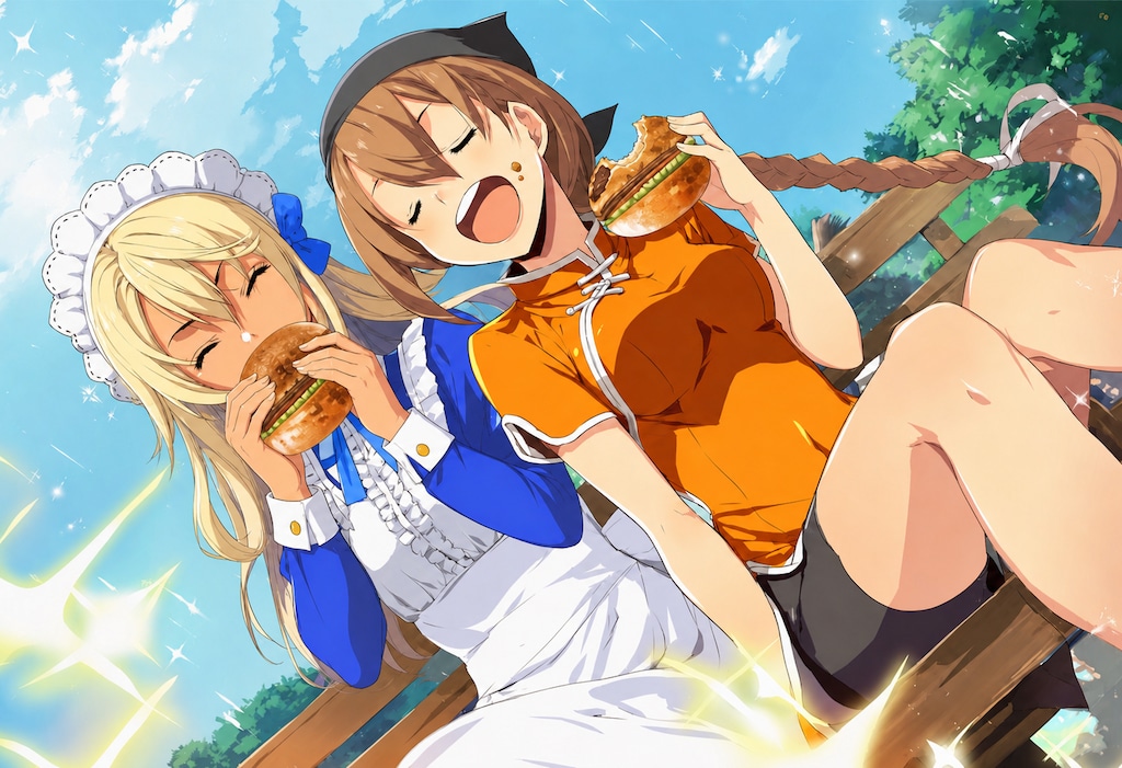 【誕生日FA御礼】雫さんと師匠とハンバーガー