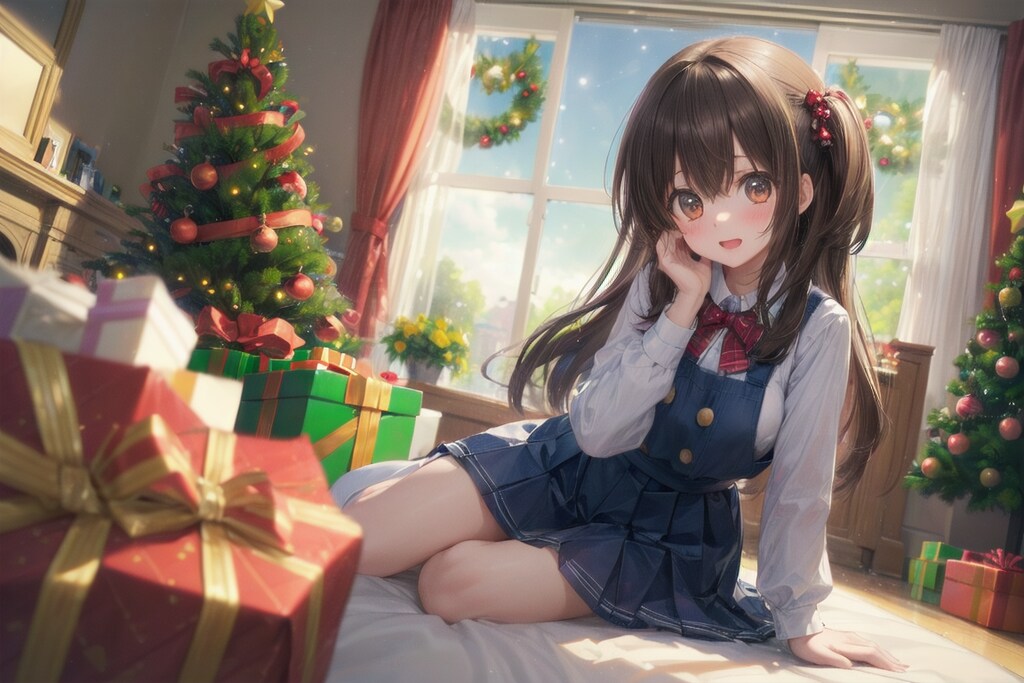 cute eye、 愛華「クリスマスツリーのあるお部屋」
