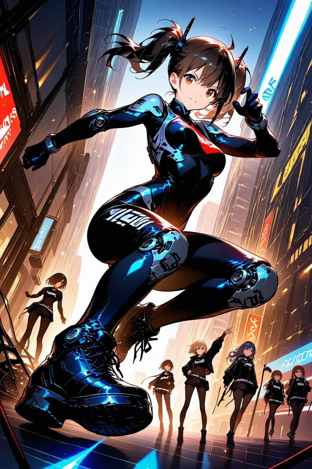 ちちぷい生成メカ娘　On The Street2