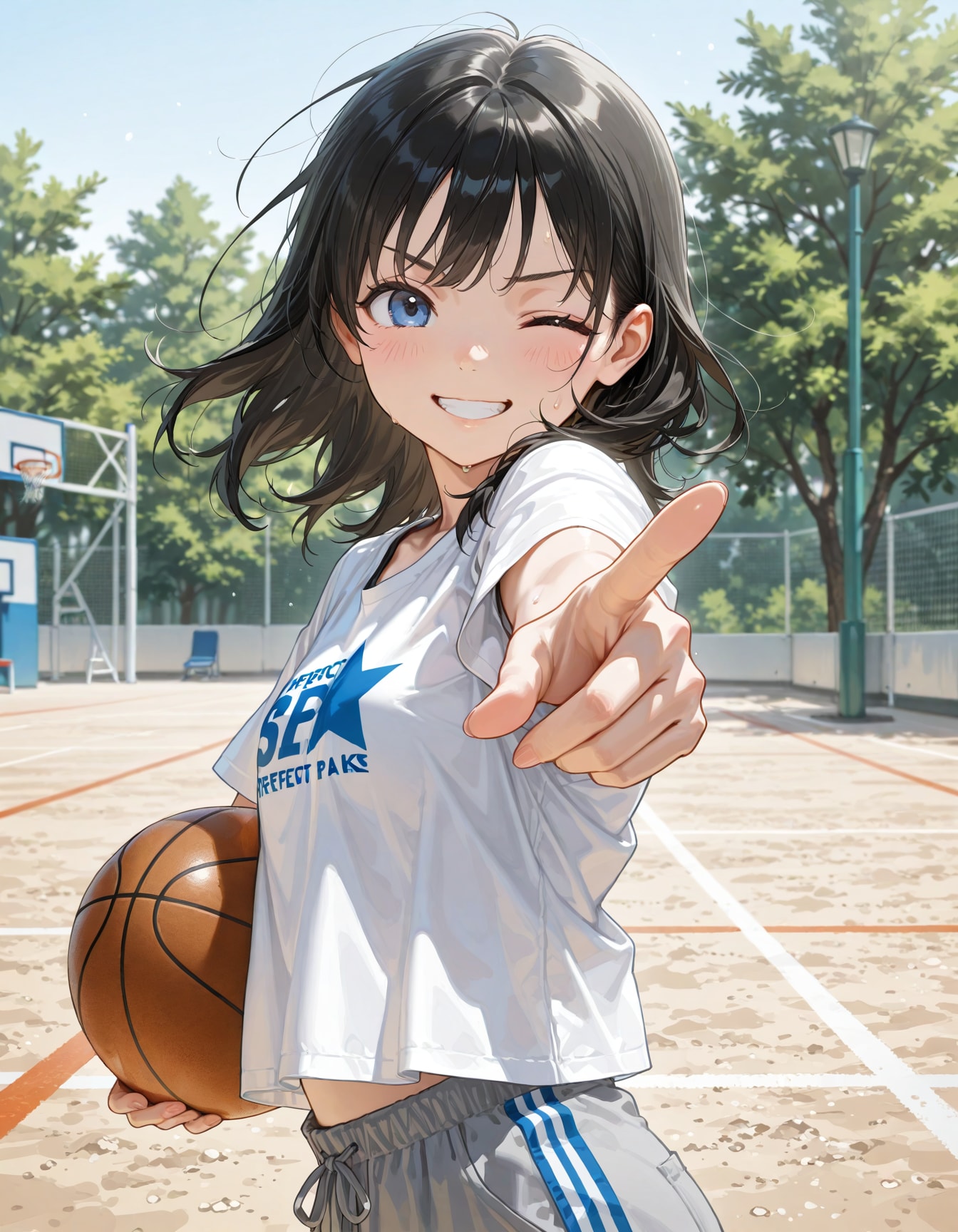 アオゾラの1on1 | の人気AIイラスト・グラビア