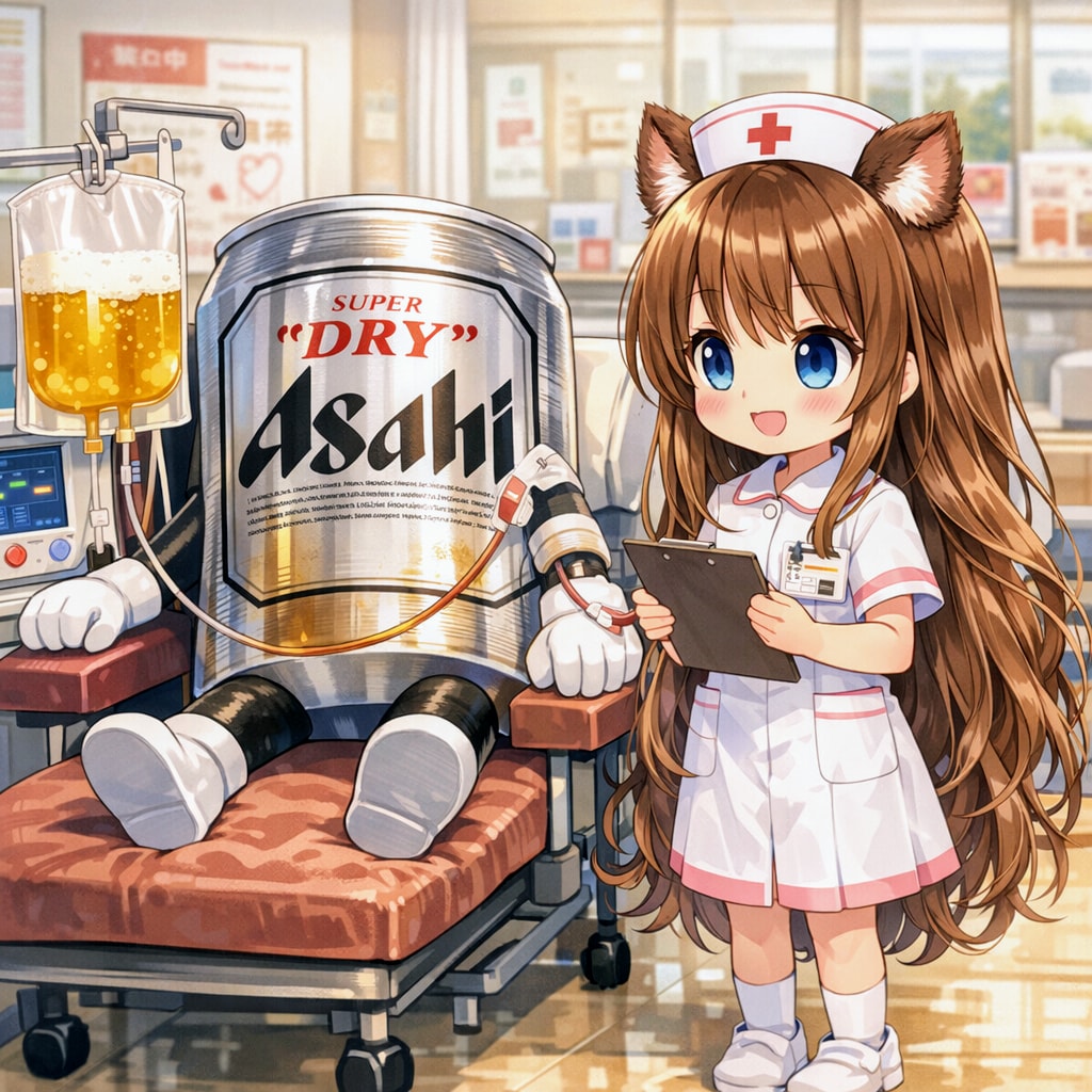 献血の小さな女の子