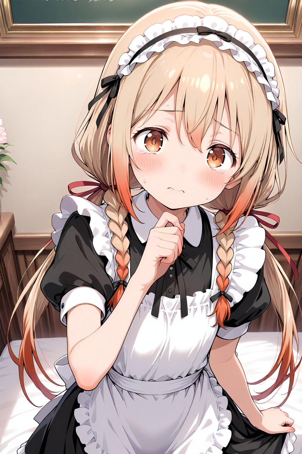 働きたくないんです😿（今日だけ） | の人気AIイラスト・グラビア