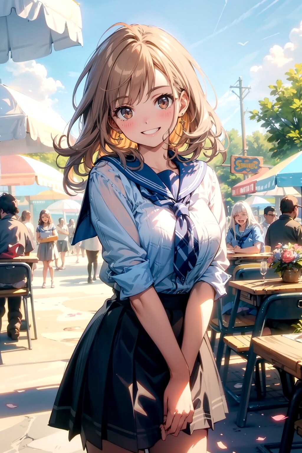 少し休憩 | の人気AIイラスト・グラビア