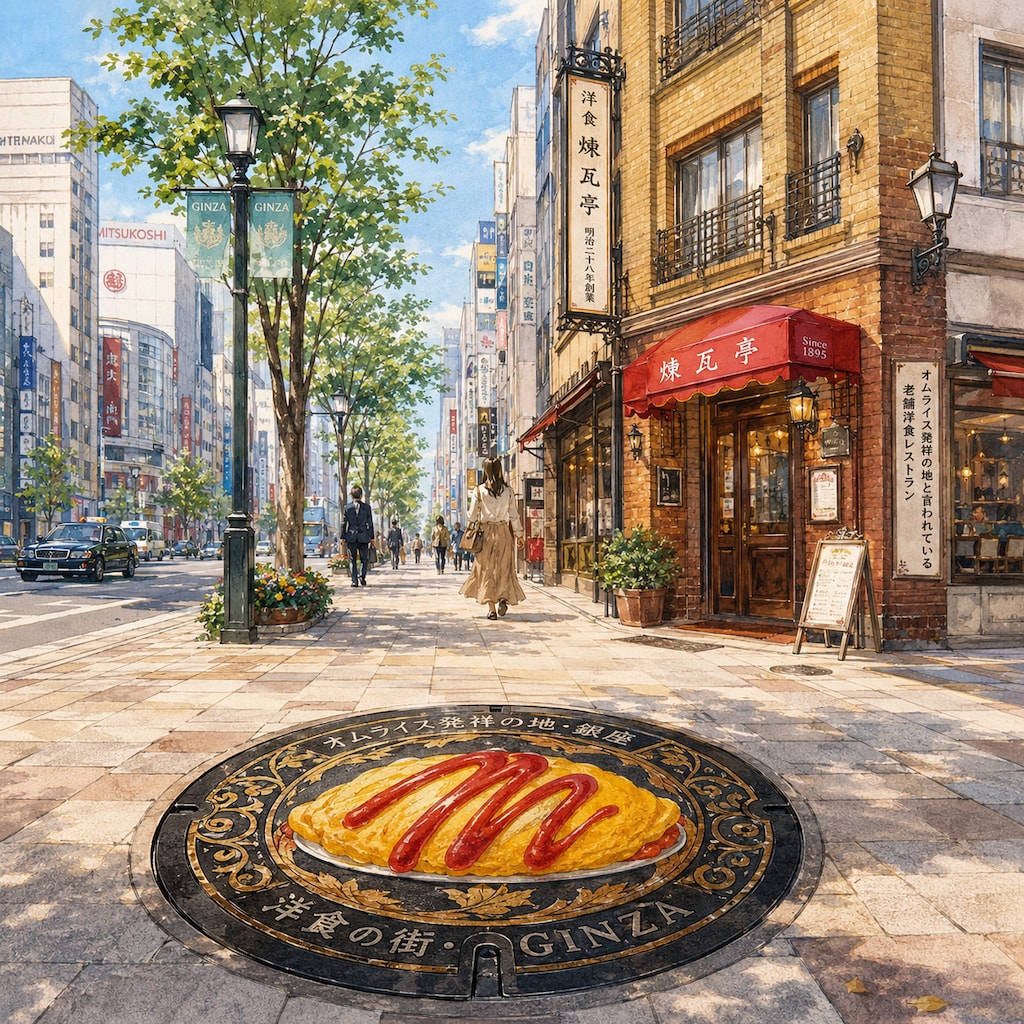 オムライス･マンホール