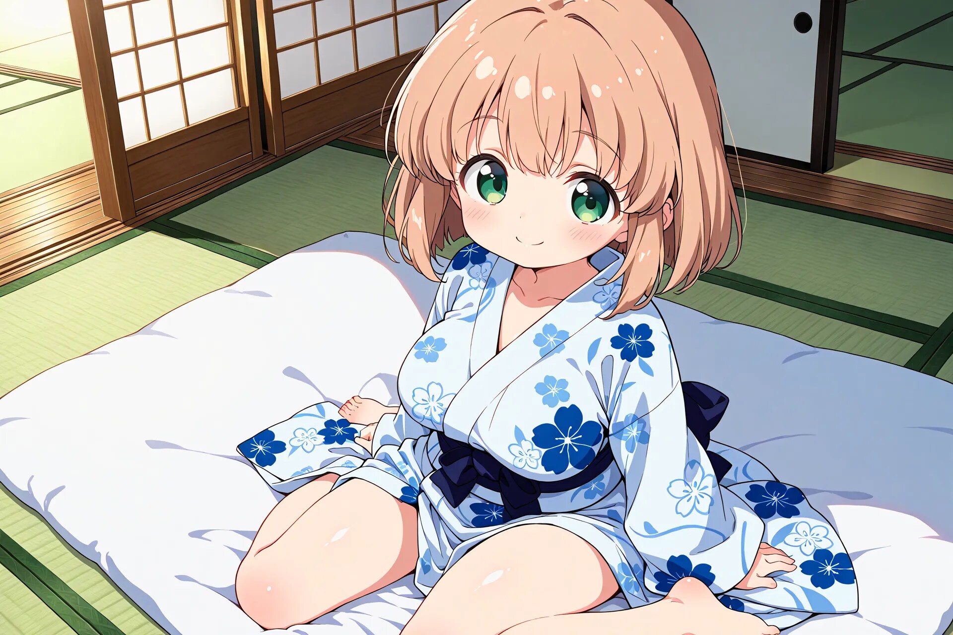 浴衣のこはるちゃん