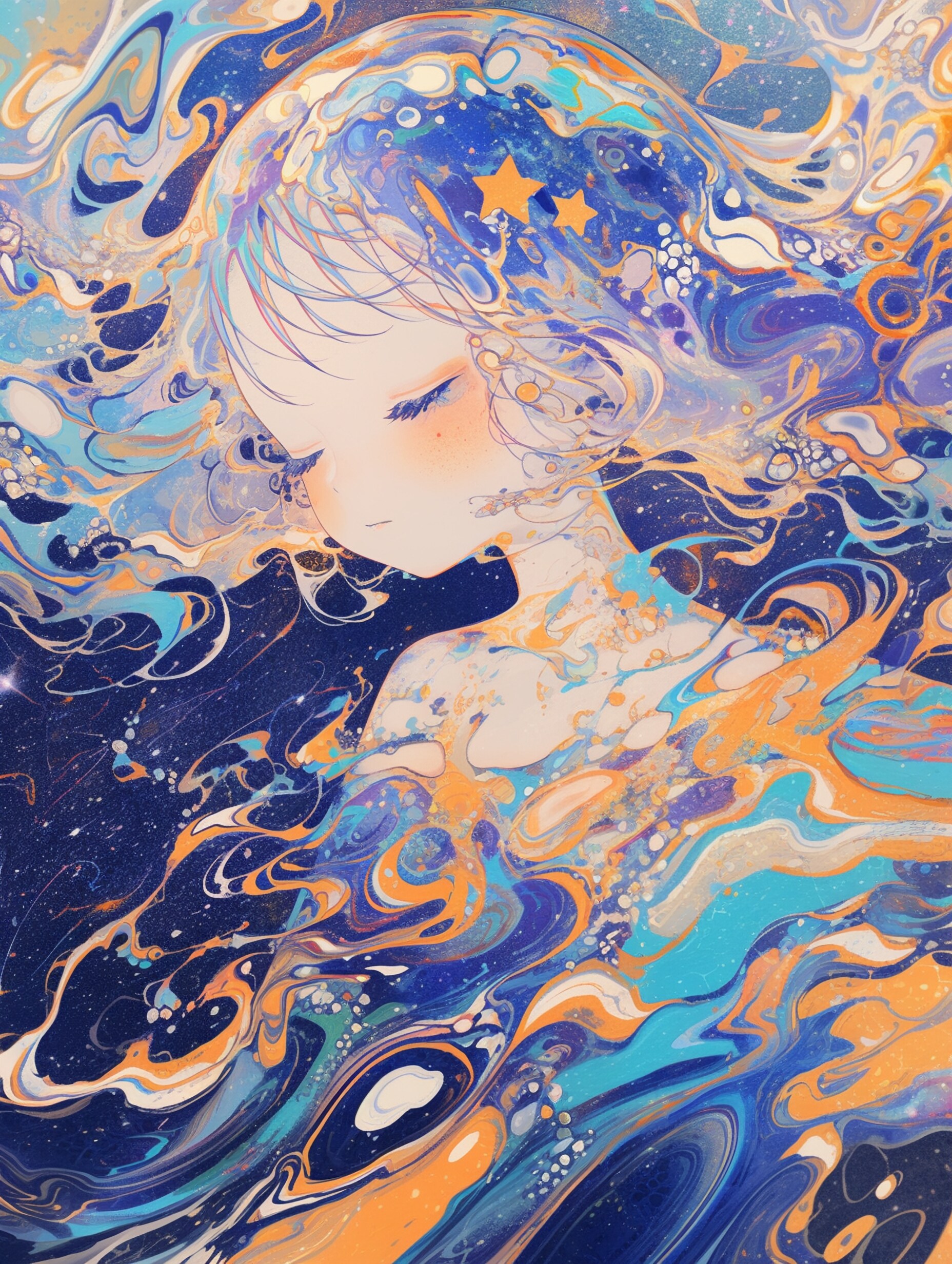 星空に溶ける