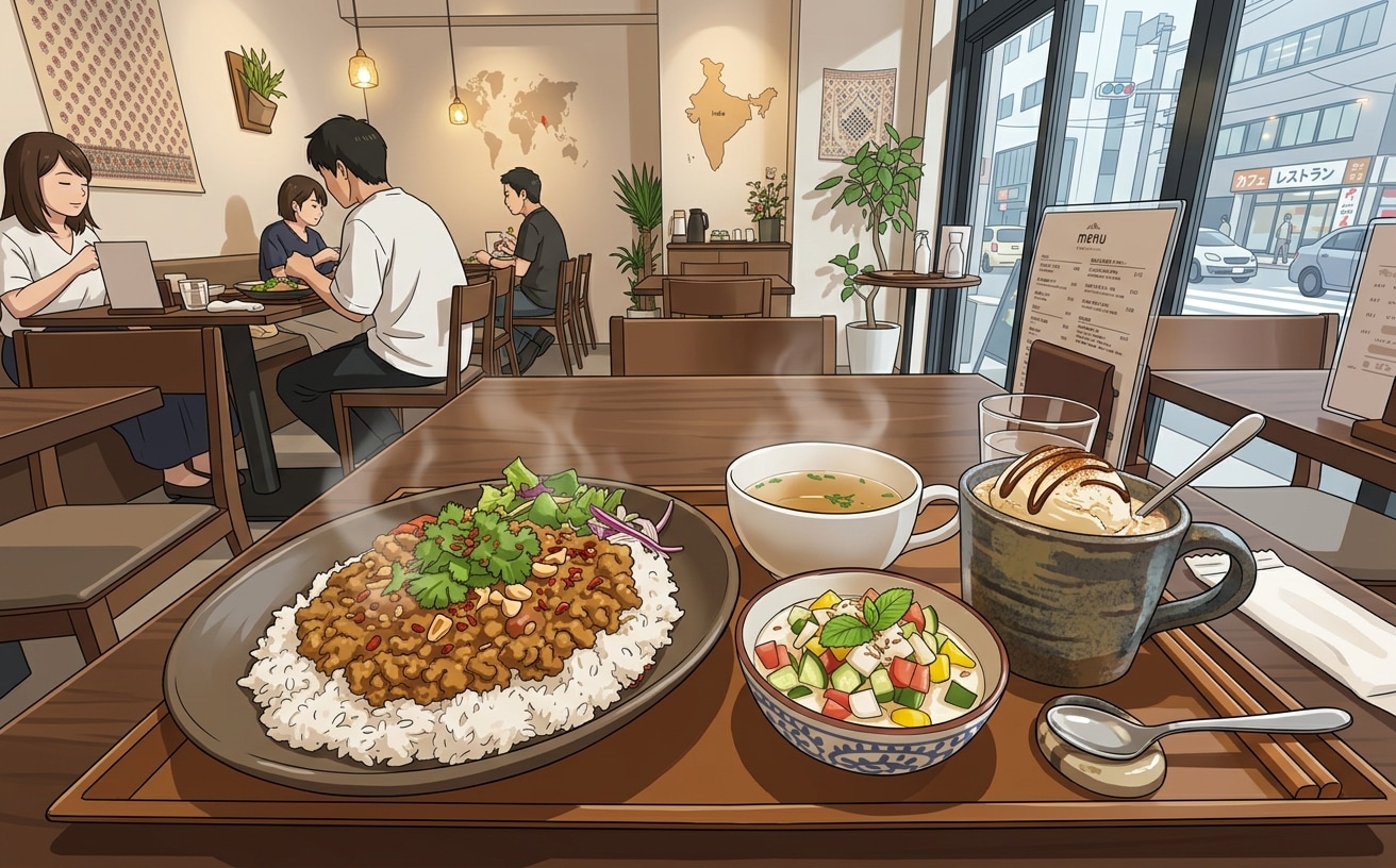 冷やしキーマカレー | の人気AIイラスト・グラビア