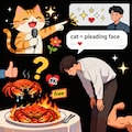 😺💬🦀🤤❓ 2枚目