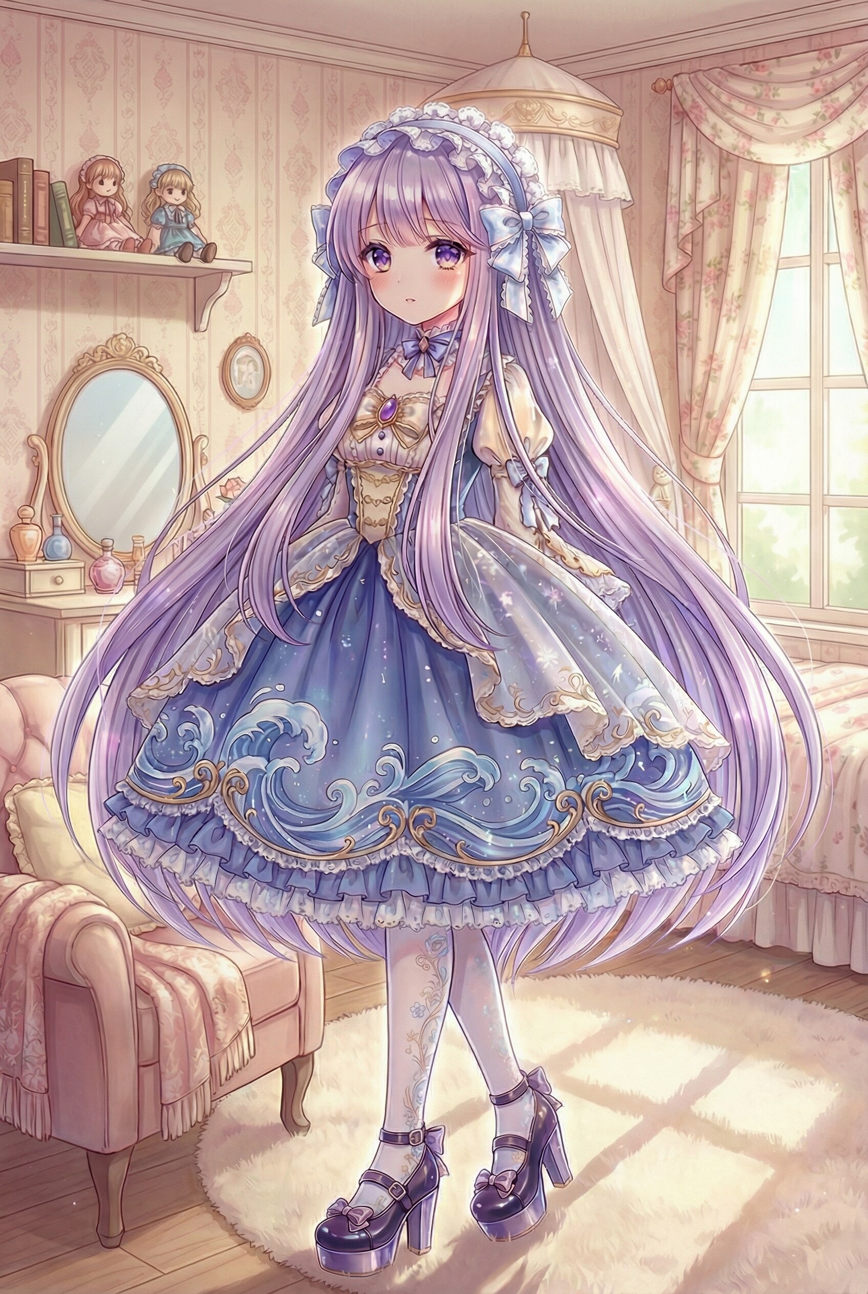 星海の夢幻ドレスを纏う