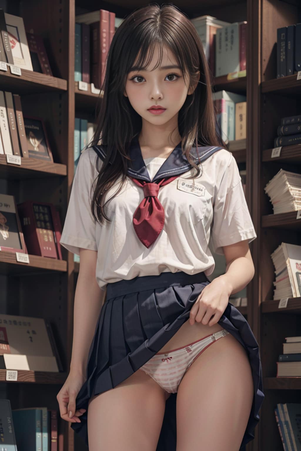 図書係の女の子2