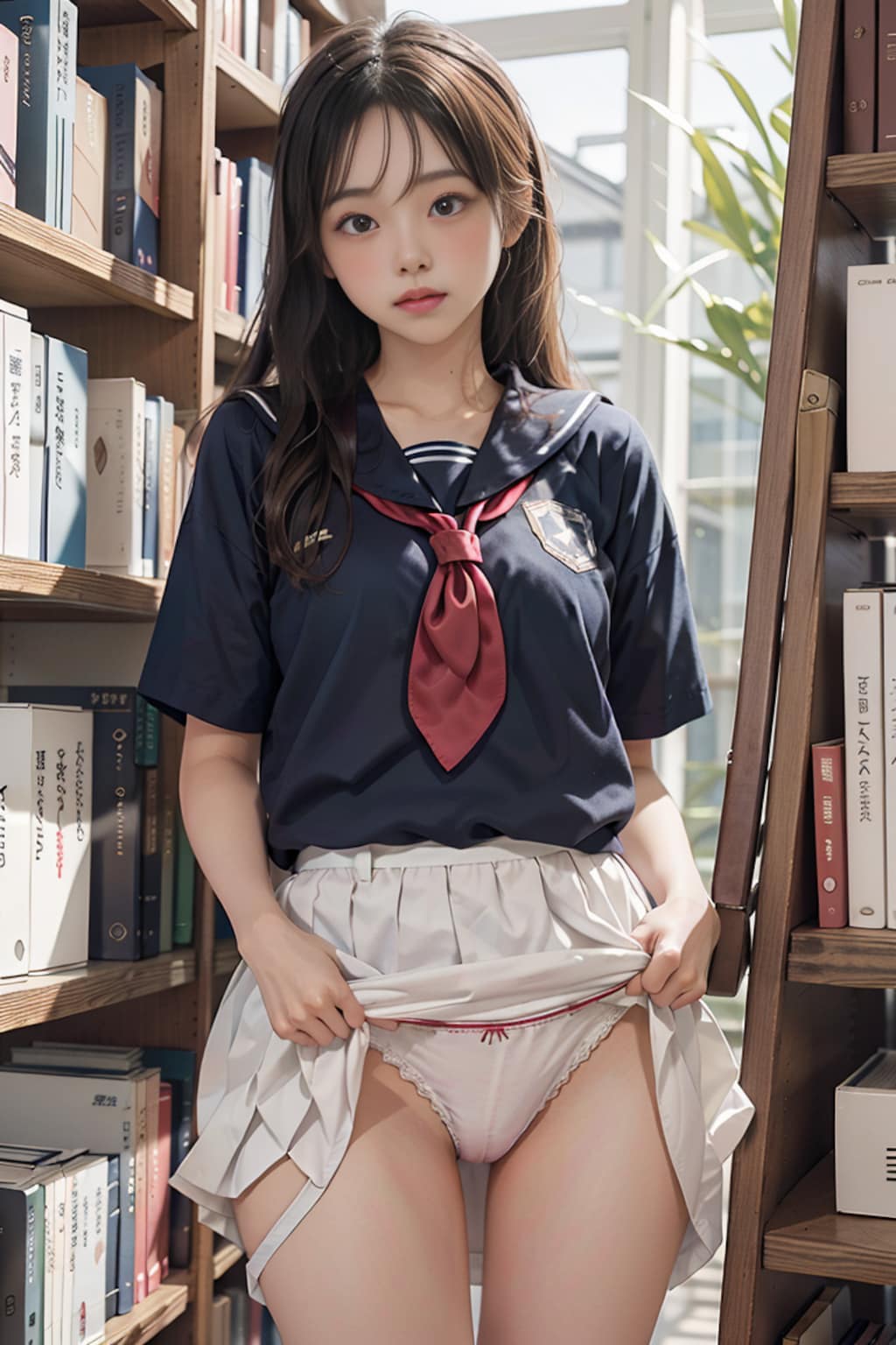 図書係の女の子2