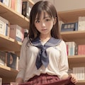 図書係の女の子2 10枚目