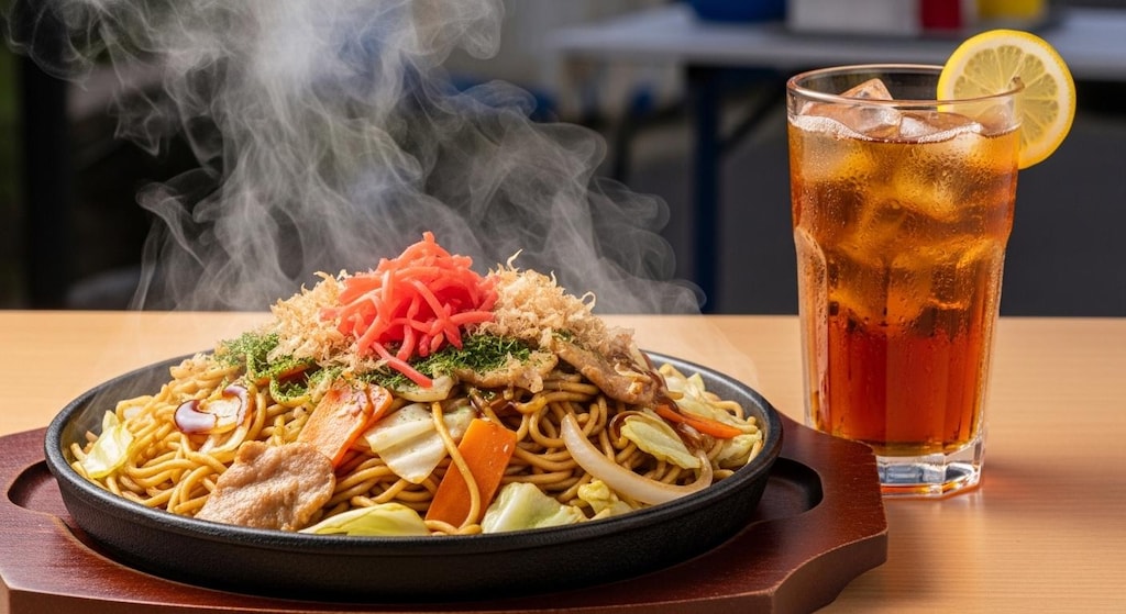 摩訶不思議食堂の焼きそば