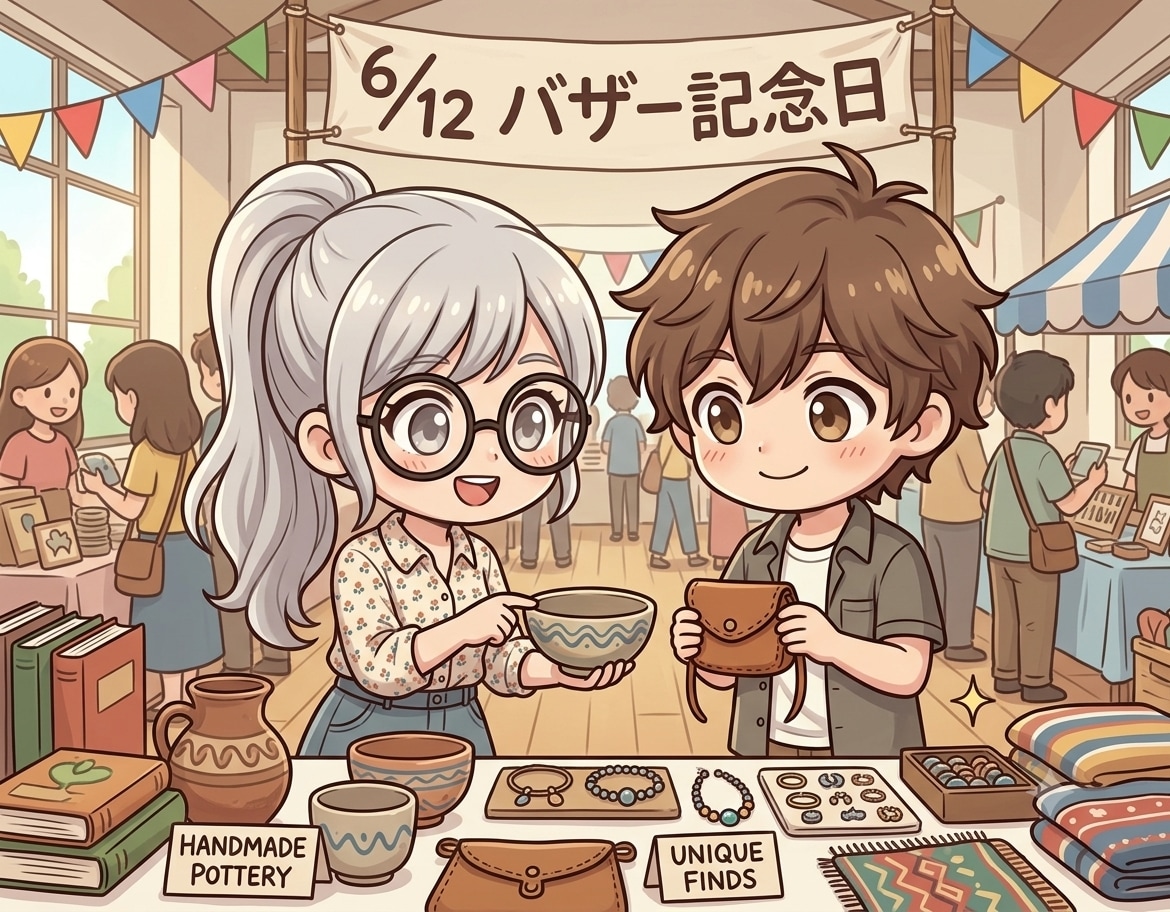今日は「バザー記念日」