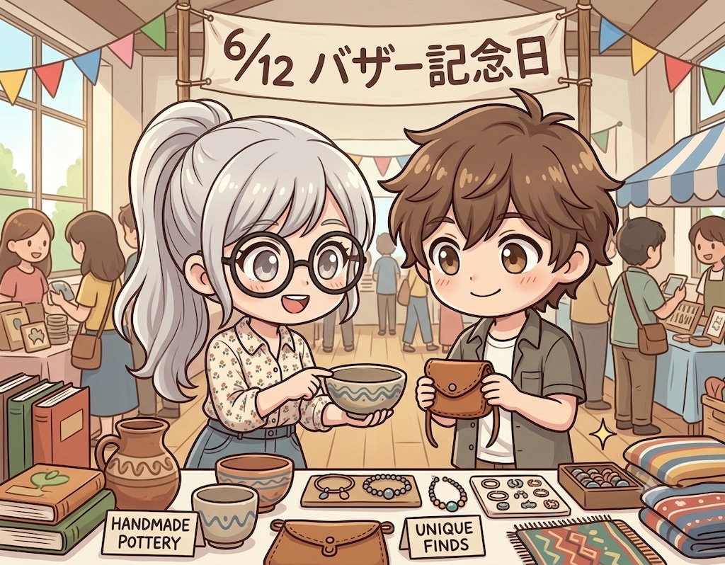 今日は「バザー記念日」