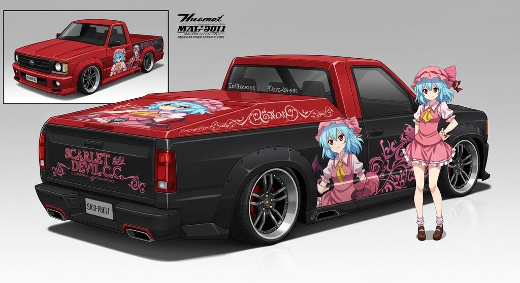 アメリカントラックとレミリア・スカーレット