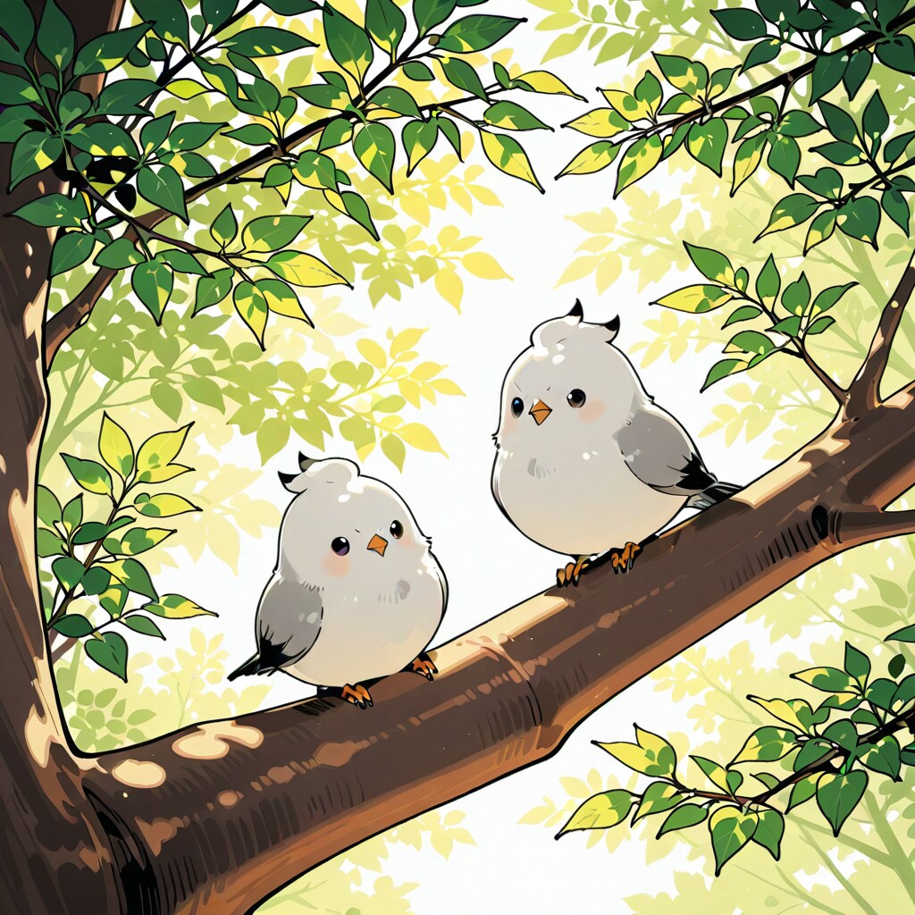 シマエナガっぽい小鳥