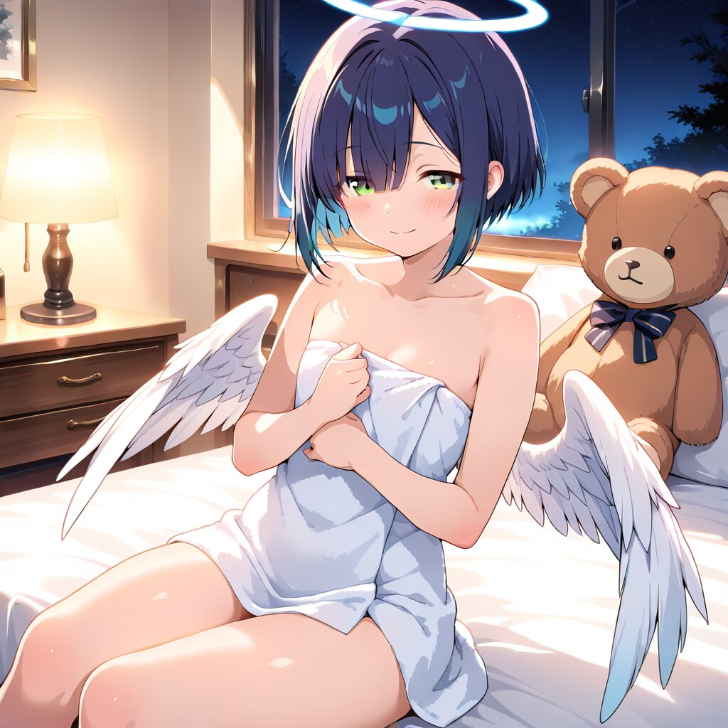 お風呂上がりのボーイッシュ天使さん！