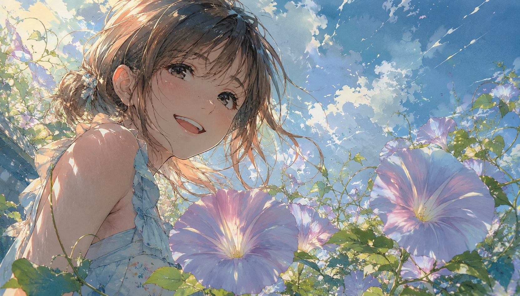 誕生花　0625 ヒルガオ
