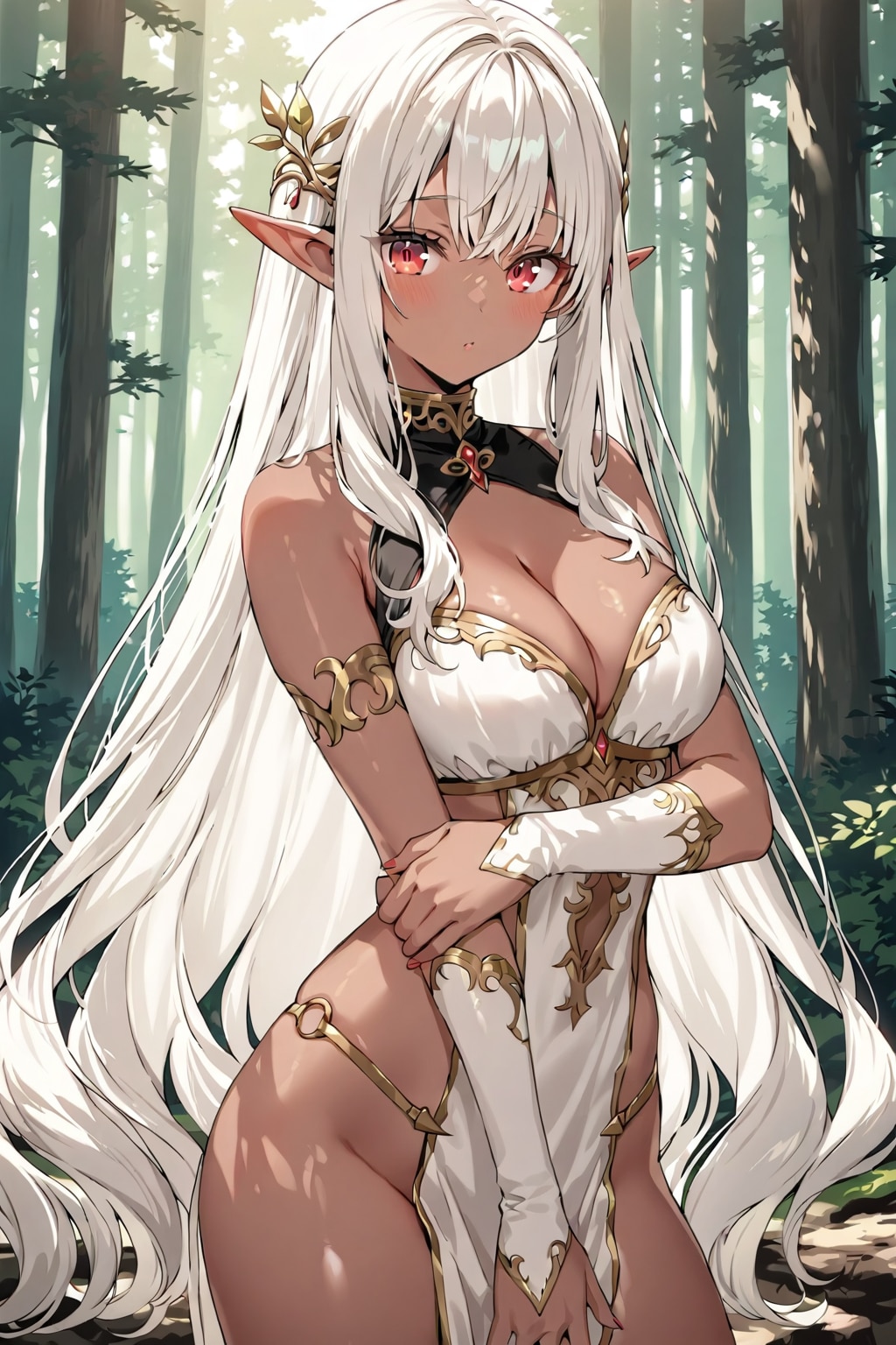 美少女ダークエルフ