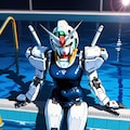 女体化ガンダム　スク水 2枚目