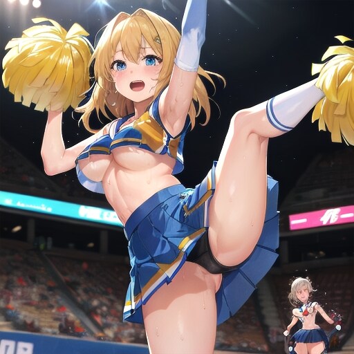 チアリーダー練習①