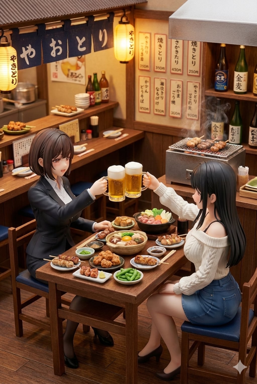 フィギュア　うちの子女子会