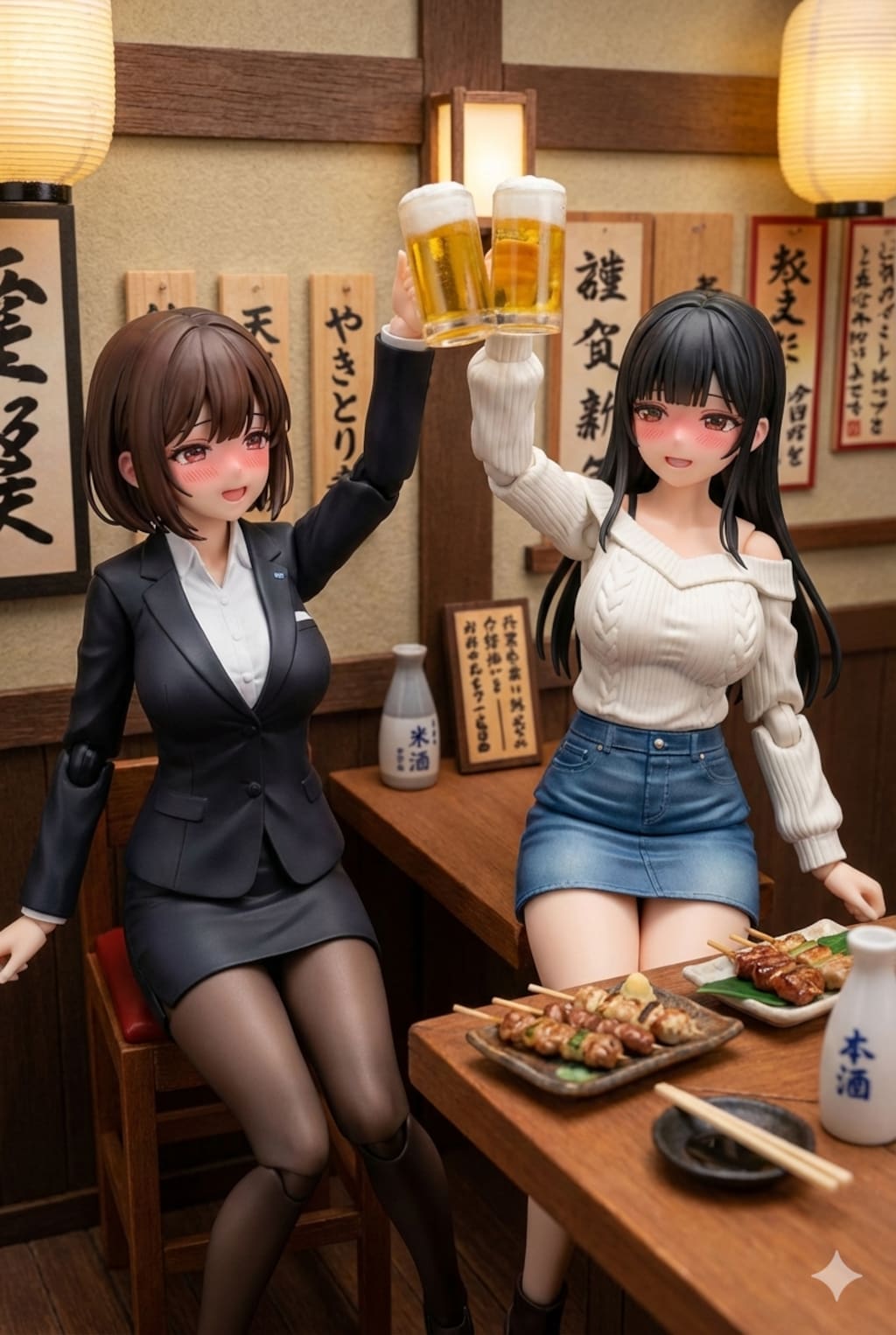 フィギュア　うちの子女子会