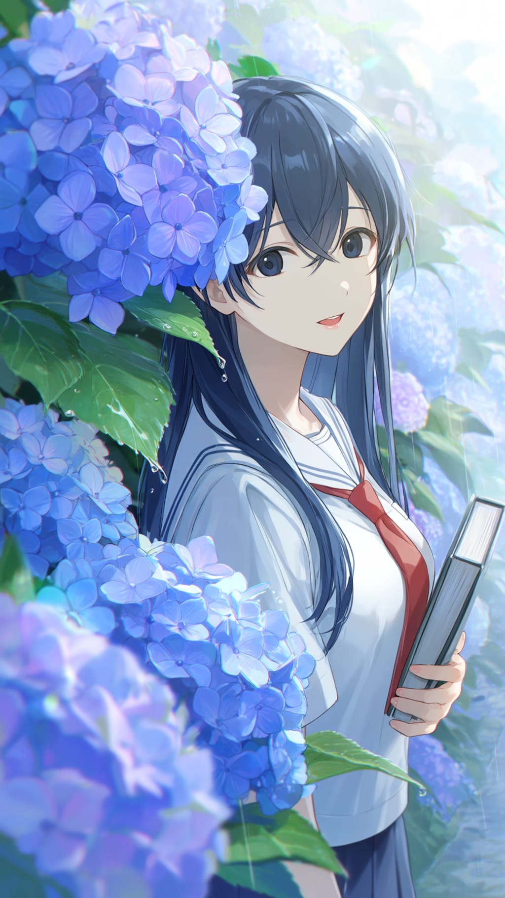 放課後、紫陽花の海に迷う。