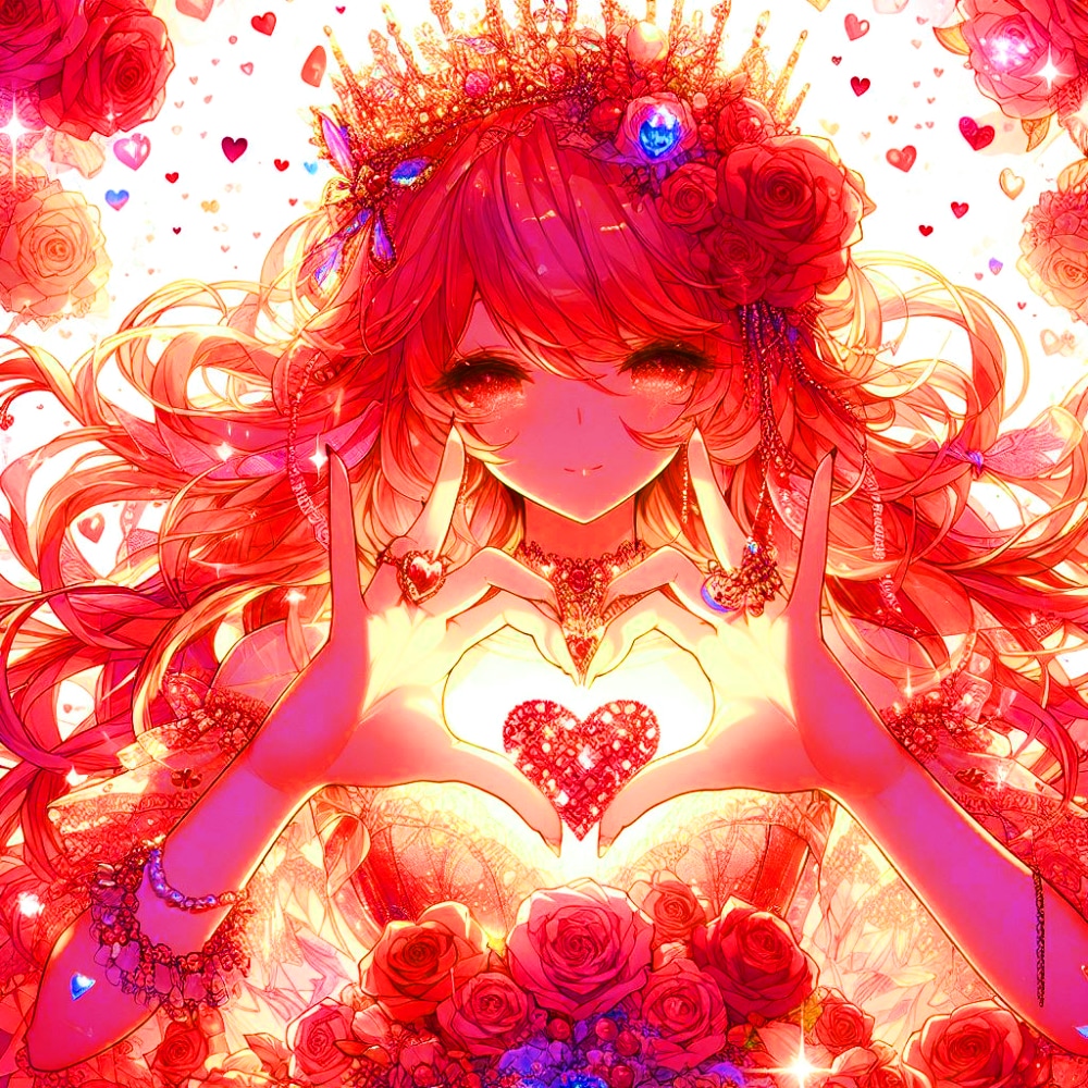 Burning Ruby ​​Heart