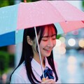 雨の中の下校 4枚目