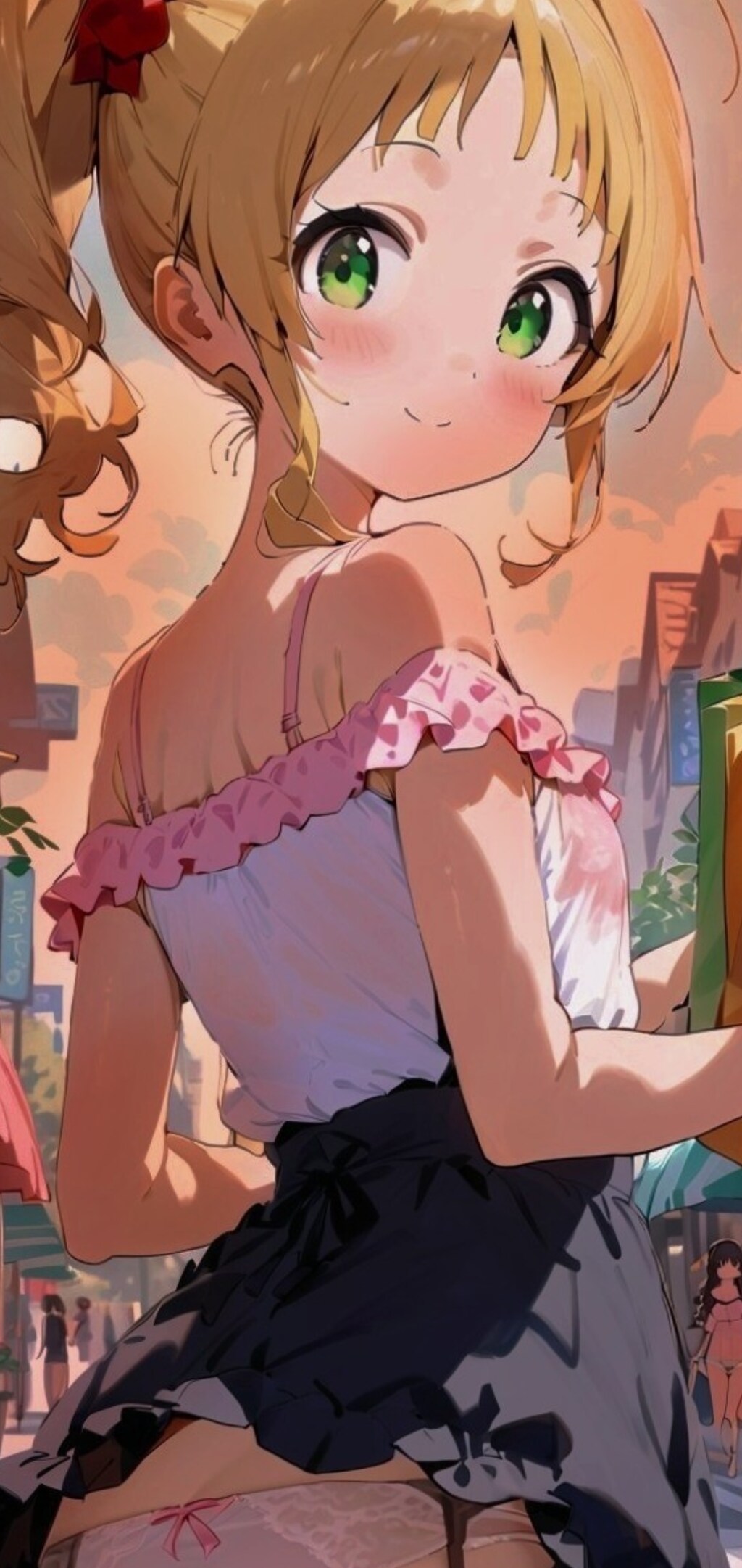 #1『チャレンジ…始めようか』、#2『日焼け跡…恥ずかしい』、#3『疲れたね…お茶、しばこうか』、#4『…帰ろっか？』 街角パンチラチャレンジ少女11Final （オリジナル#1）