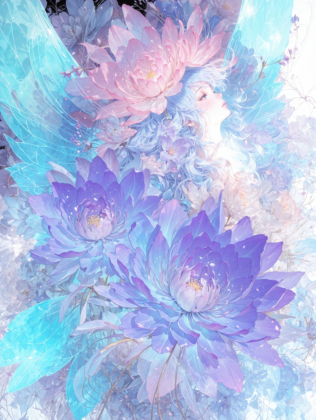 Pastel floral world