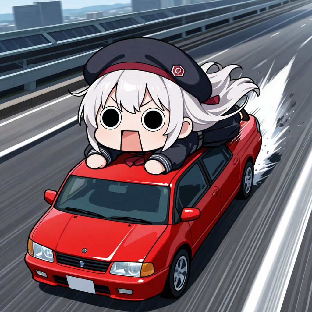 ドライブしてしまいよったえらいこっちゃ嬢