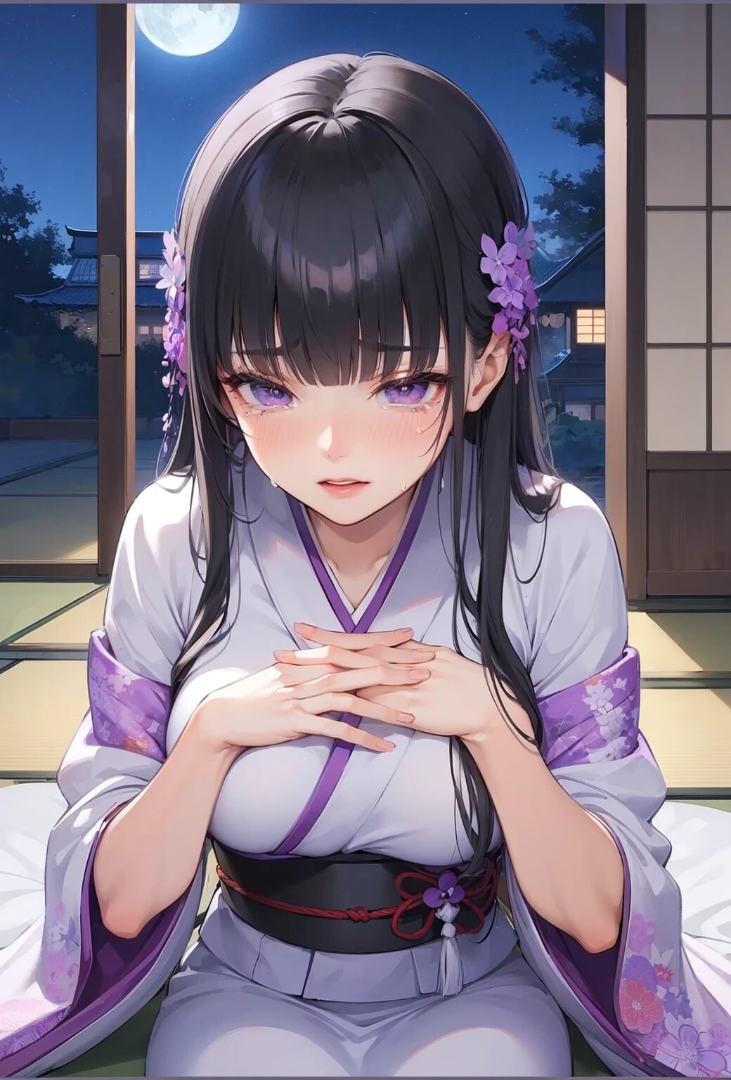 まほ……泣いちゃった