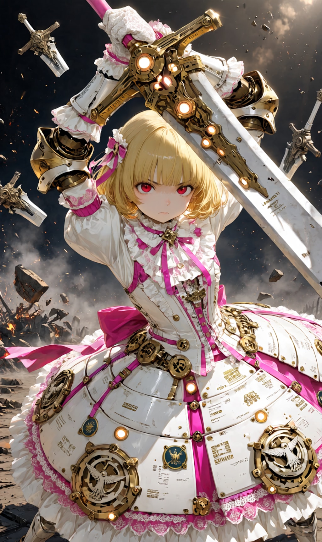 Armored Maid pink