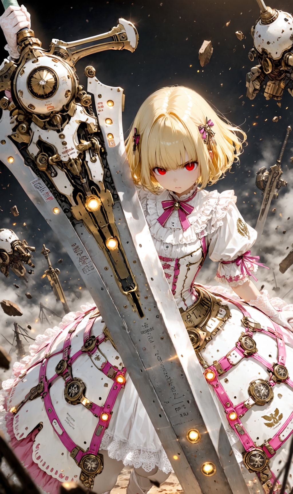 Armored Maid pink