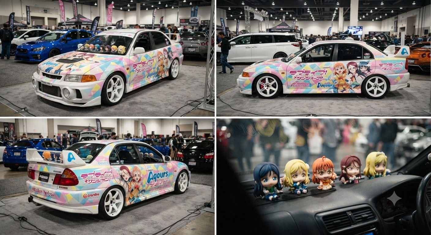 ランサーエボリューション4ラブライブ痛車