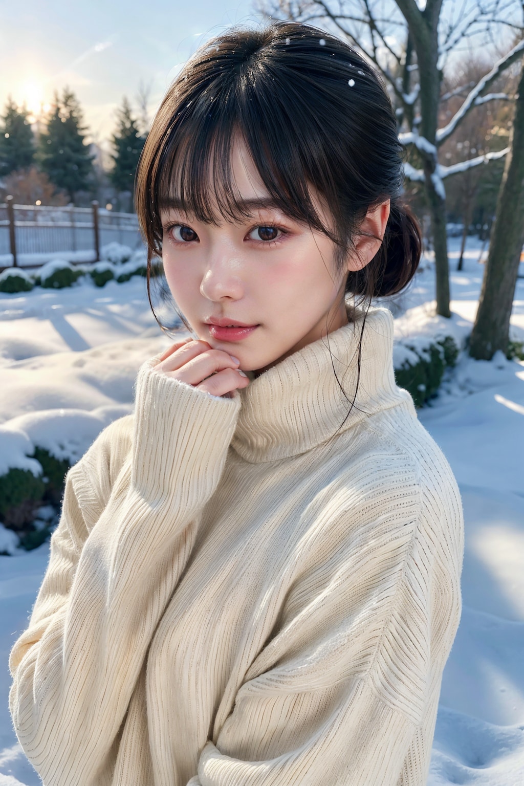 雪ポートレート 2/8