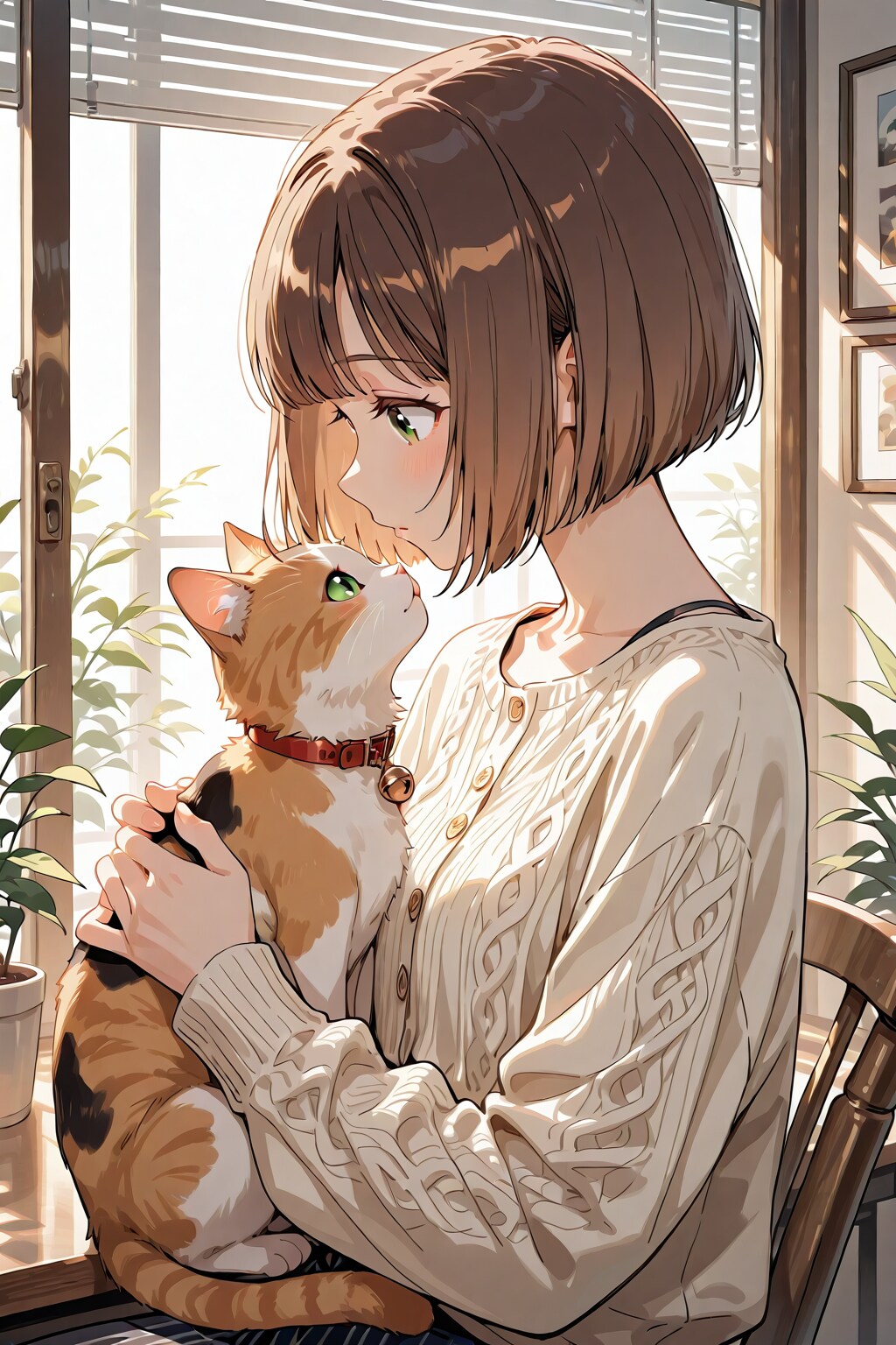 猫と一緒 | の人気AIイラスト・グラビア