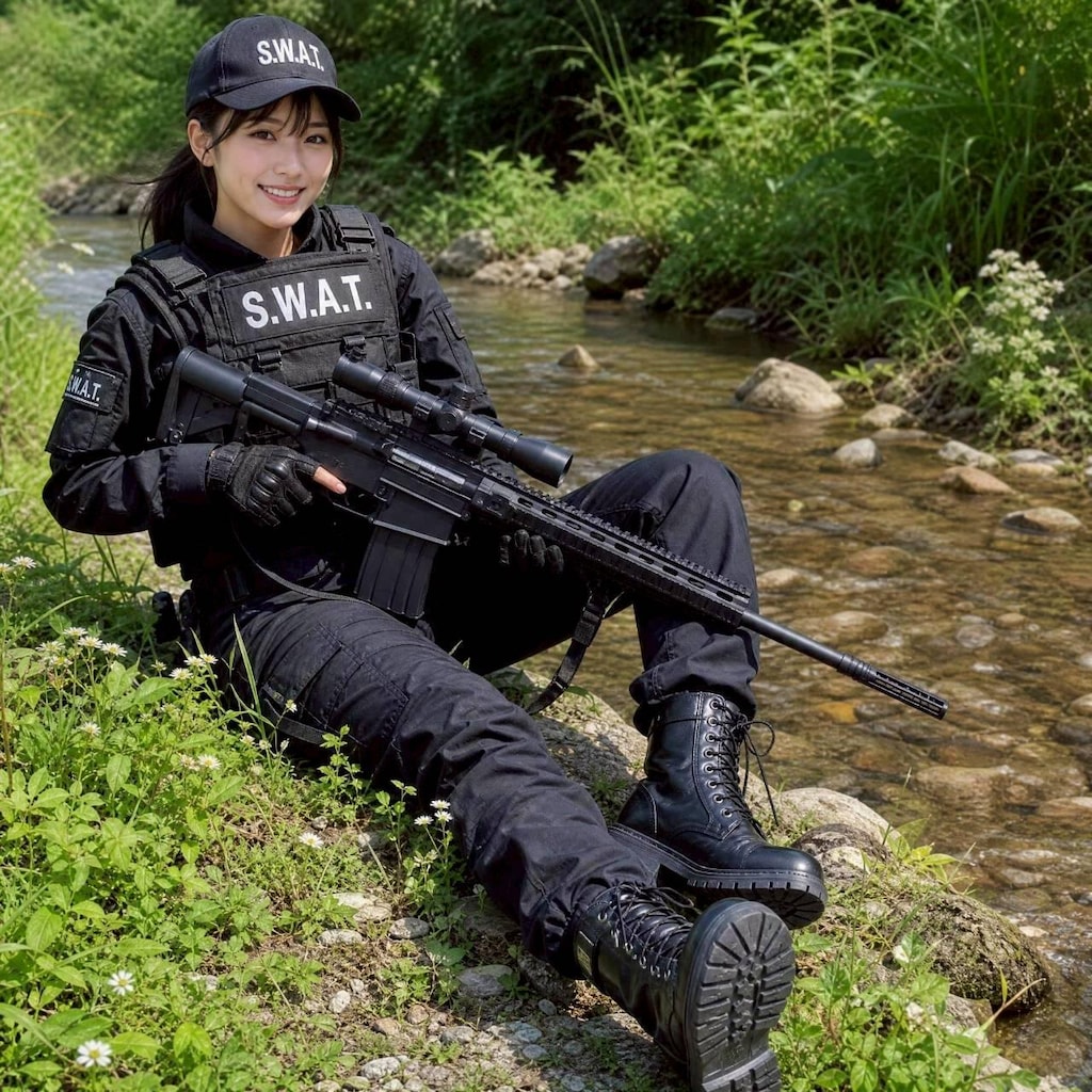 川べりのS.W.A.T.