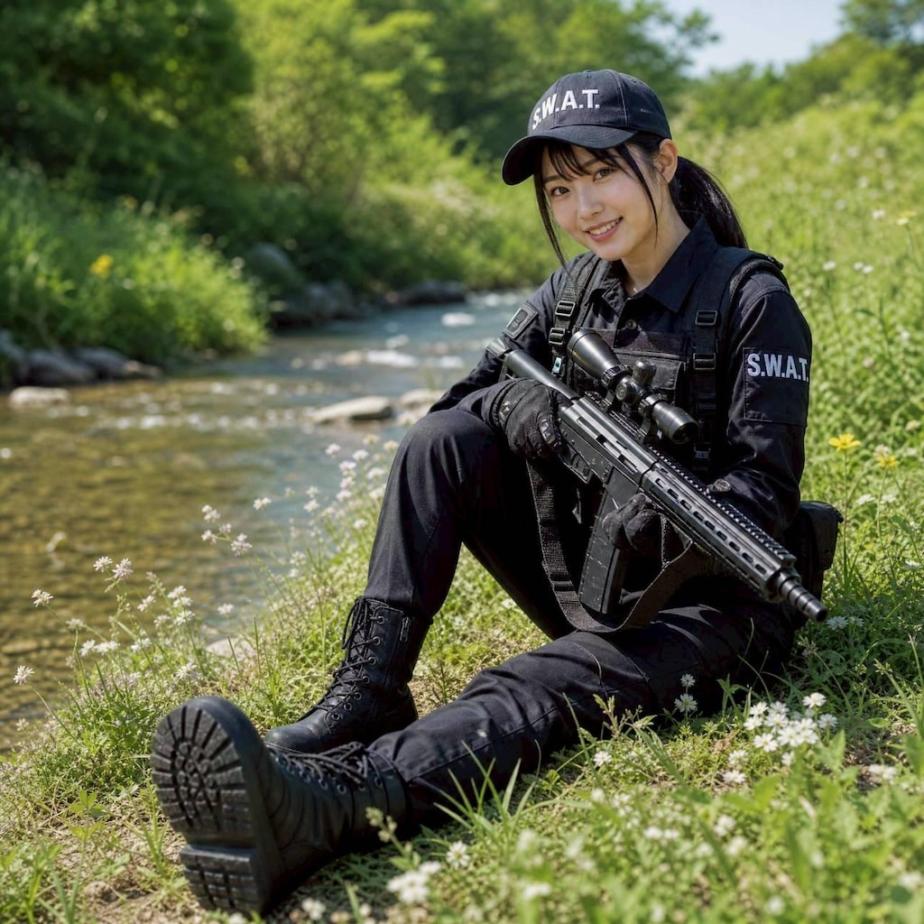 川べりのS.W.A.T.