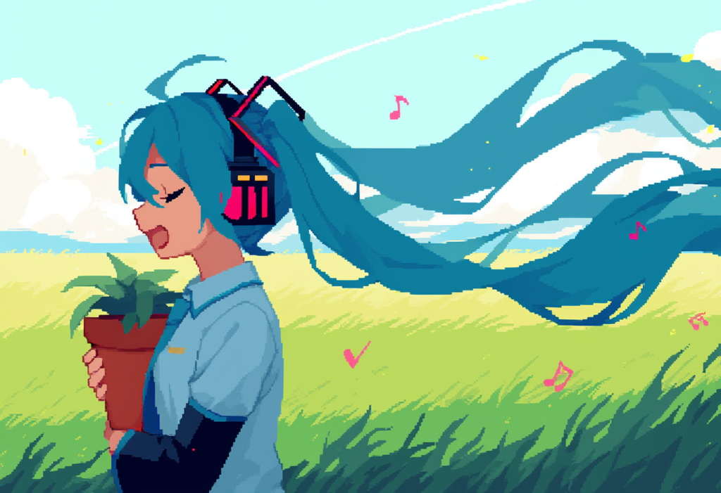 V4　ボカロ　初音ミク　ハロープラネット