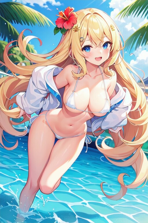 ドスケベボディの女の子にドスケベな水着を懲りずに着せてみた。